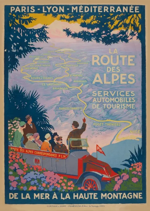 Roger Broders -  La Route des Alpes, 1920