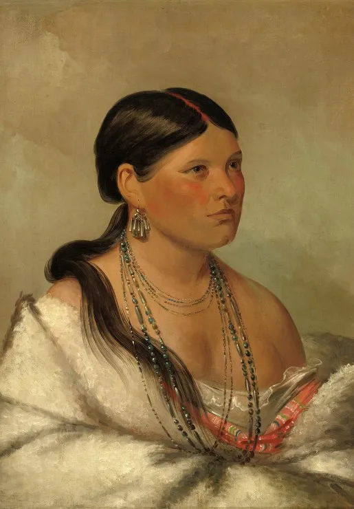 George Catlin: The Female Eagle - Shawano, 1830