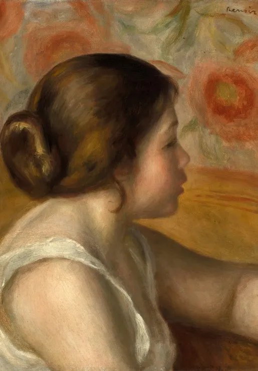 Auguste Renoir: Head of a Young Girl, 1890