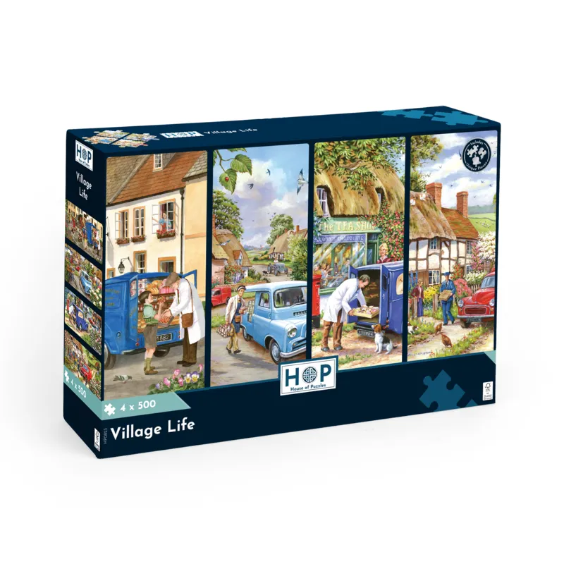 4 Puzzles - Dorfleben