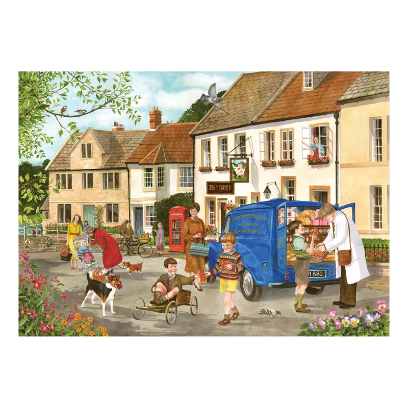 4 Puzzles - Dorfleben