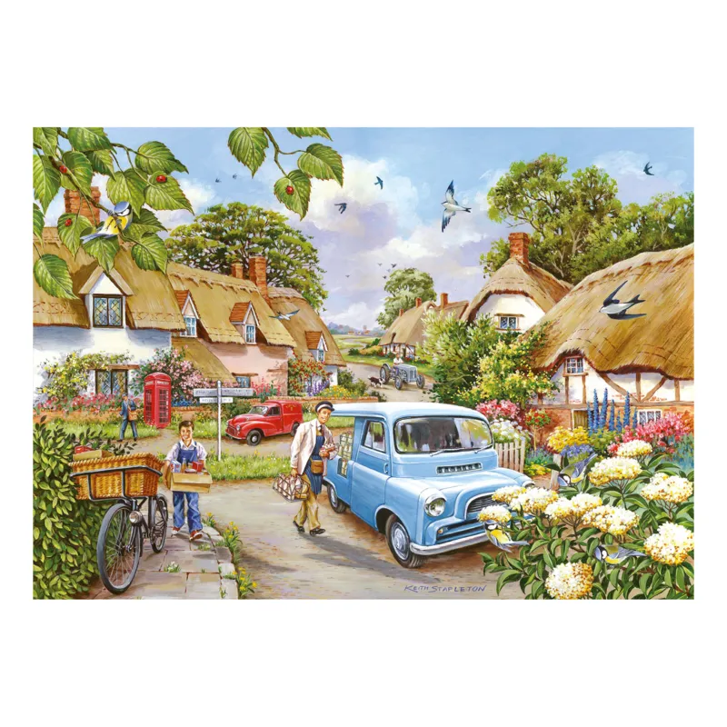 4 Puzzles - Dorfleben