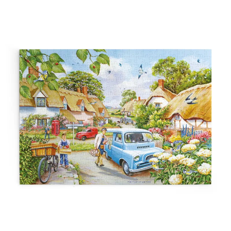 4 Puzzles - Dorfleben