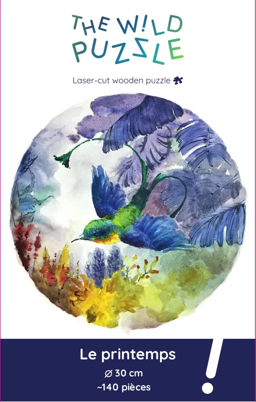 Wooden Puzzle - Spring