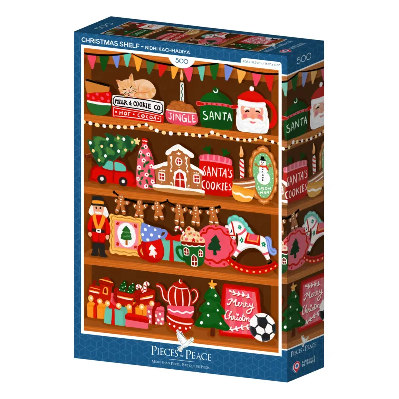 Weihnachtsregal