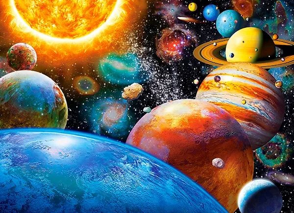 Planeten und Monde