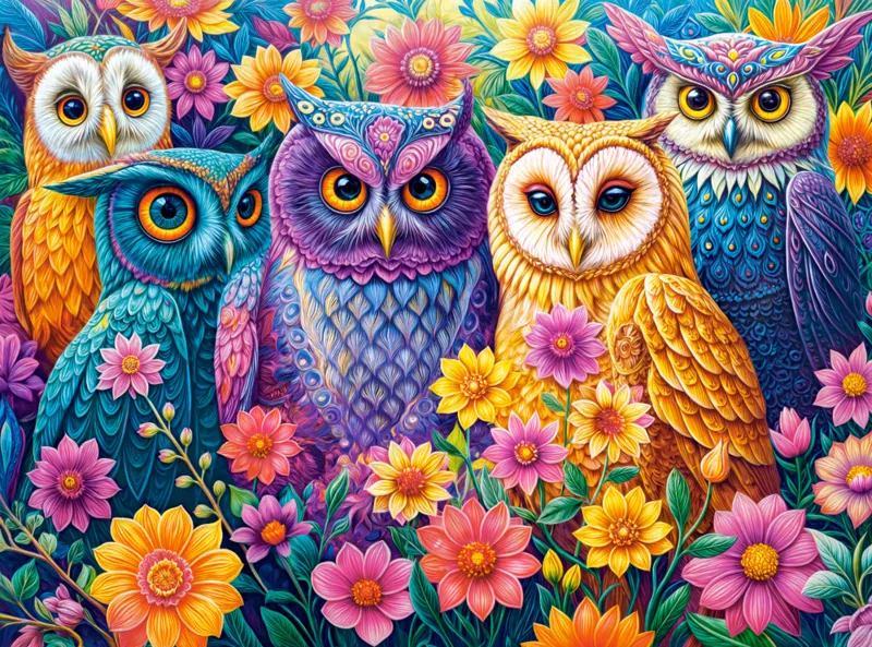 Flower Owl Meeting