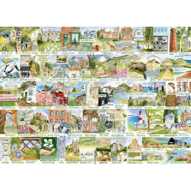National Trust: Landmarks & Landscapes (1000)