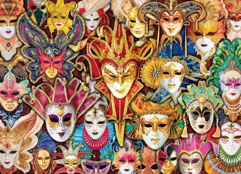 Venezianische Masken