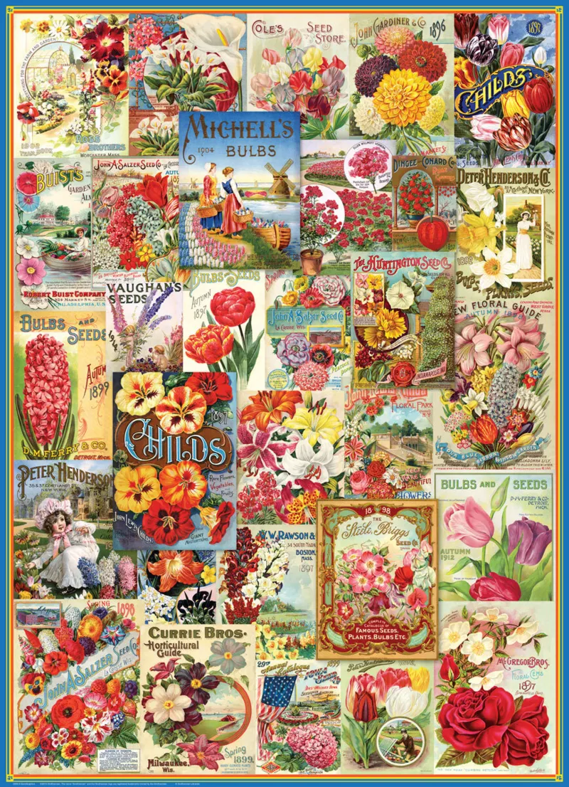 Blumen-Saatgutkatalog