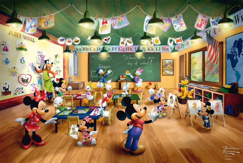Disney, Mickey and Minnie, Schulhaus