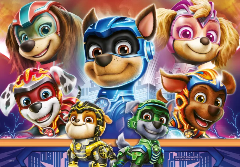 2 Puzzles - An indestructible team / Paw Patrol