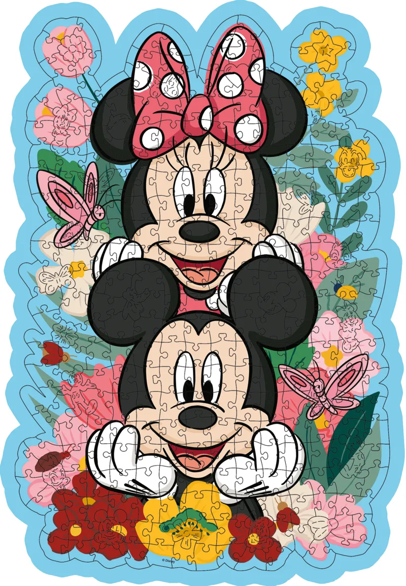 Holzpuzzle - Mickey & Minnie