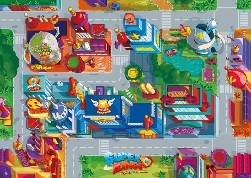 Giant Floor Puzzle - Super Zings