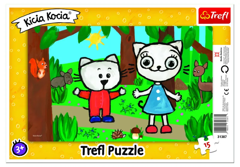 Rahmenpuzzle - Kittykit in the Forest
