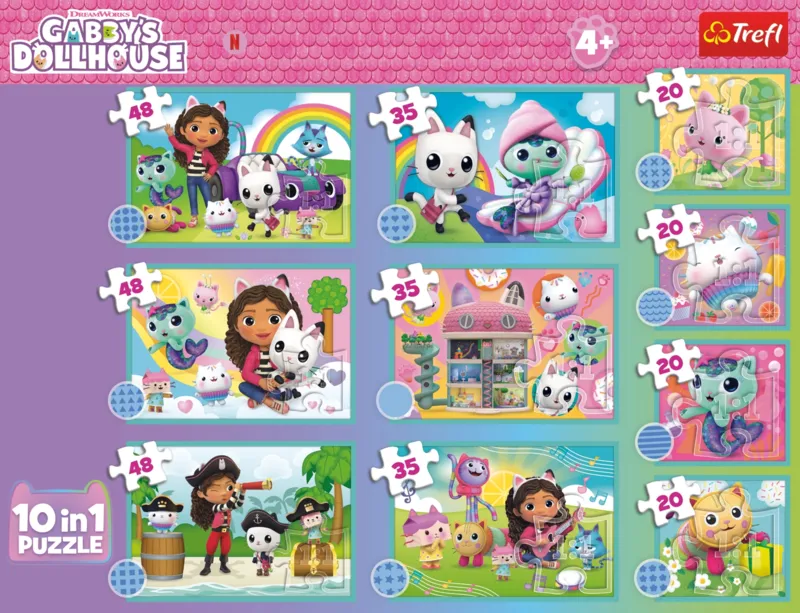 10 Puzzles - Gabby and her world