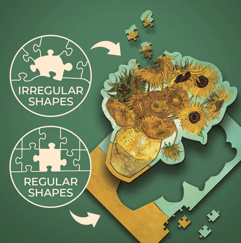 Holzpuzzle - Vincent van Gogh