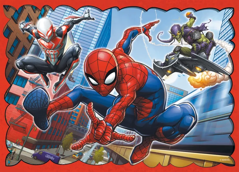 4 Puzzles - The heroic Spider-Man
