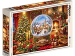 Die Schneekugel zu Heiligabend