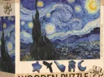 XXL Teile - Holzpuzzle - Die Sternennacht - Vincent Van Gogh