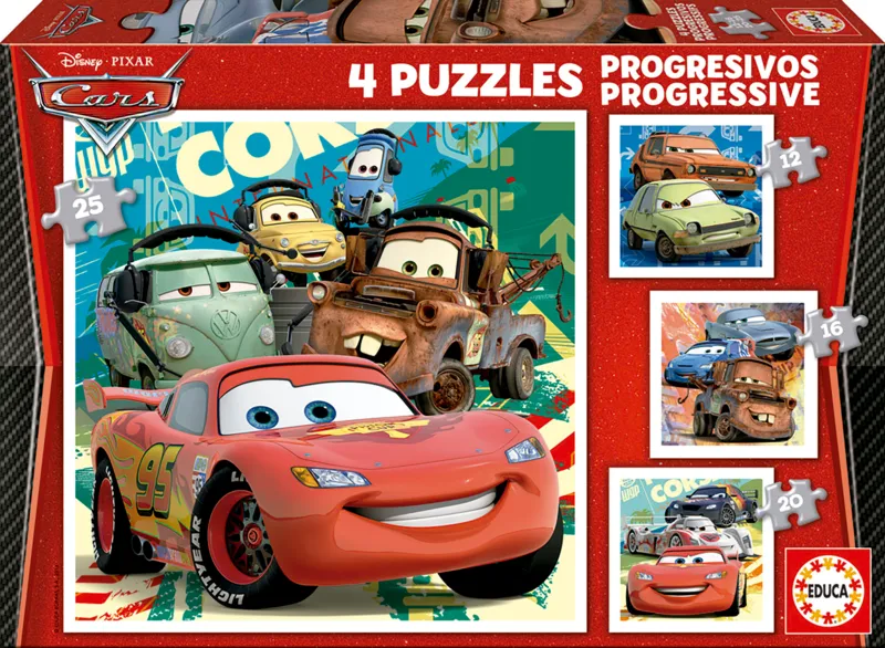 Puzzle progressif - Cars 2