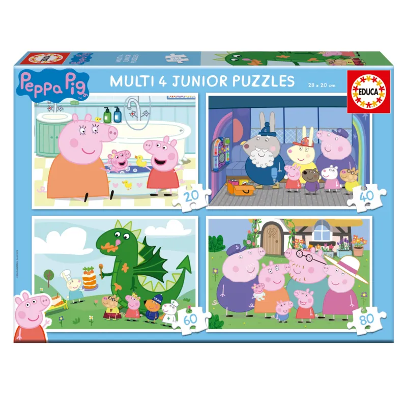 4 Puzzles - Peppa Pig