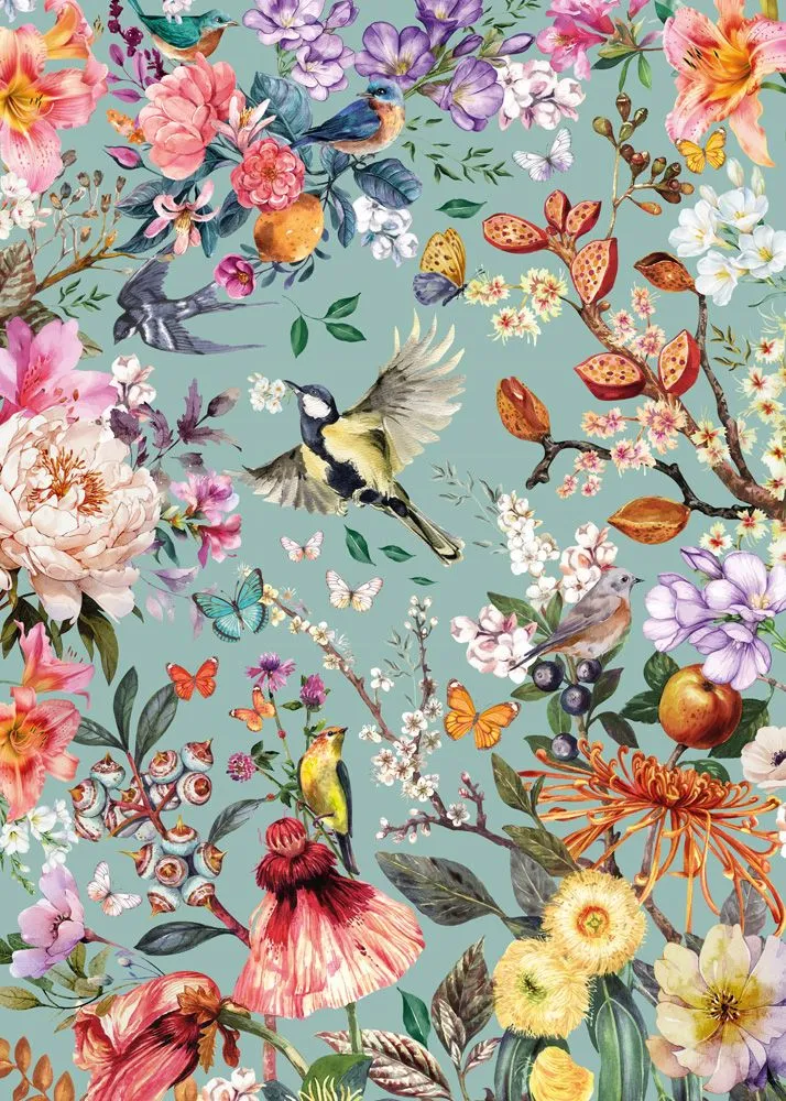 Secret Garden - Kolibris und Wildblumen