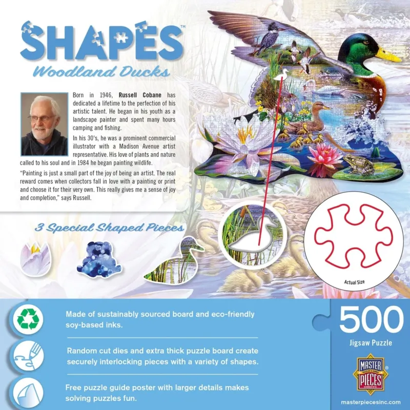 Waldenten - Formpuzzle