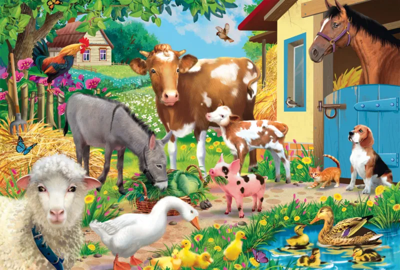 Bauernhof-Tiere