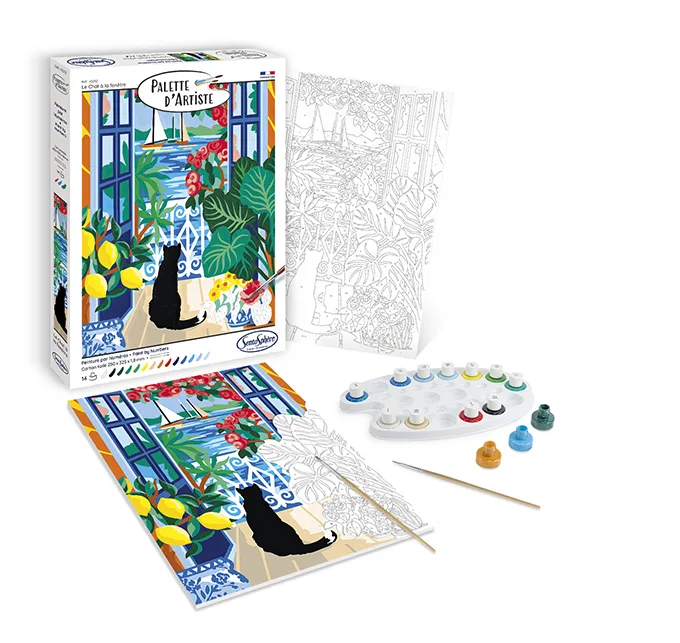 Palette D'Artiste - Die Katze Am Fenster