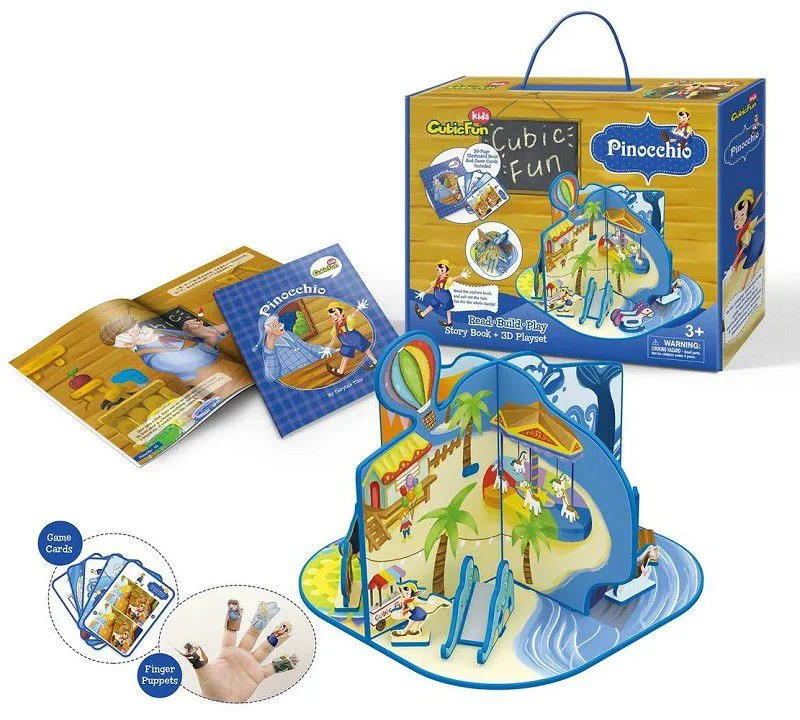 3D Puzzle - Pinocchio - Schwierigkeit: 2/8