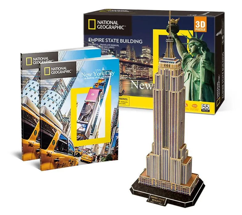 3D Puzzle - Empire State Building - Schwierigkeit: 6/8