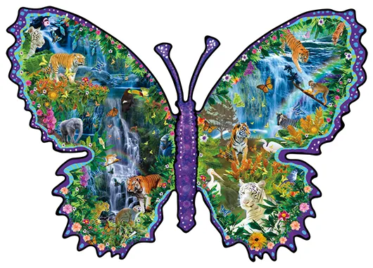 Rainforest Butterfly - Formpuzzle