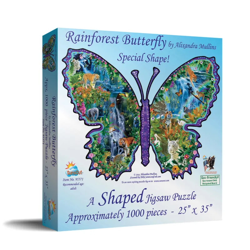 Rainforest Butterfly - Formpuzzle