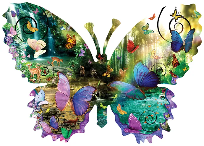 Forest Butterfly - Formpuzzle