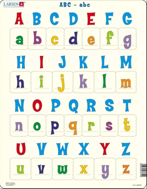 Rahmenpuzzle - Das Alphabet