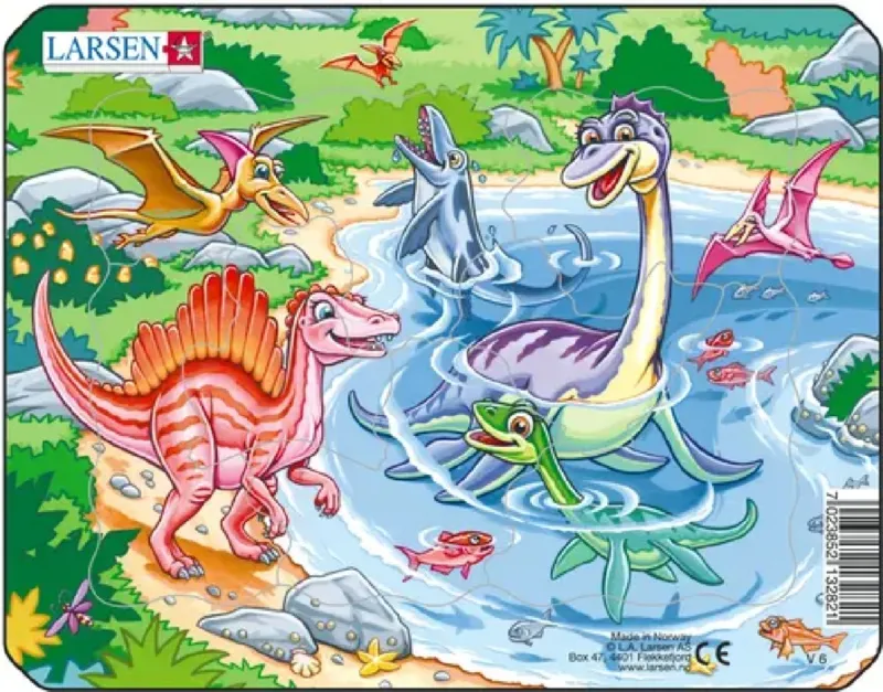 Rahmenpuzzle - Dinosaurier