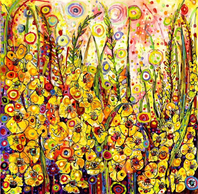 Sally Rich - Golden Gladioli