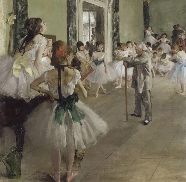 Edgar Degas: La classe de danse, 1871-1874