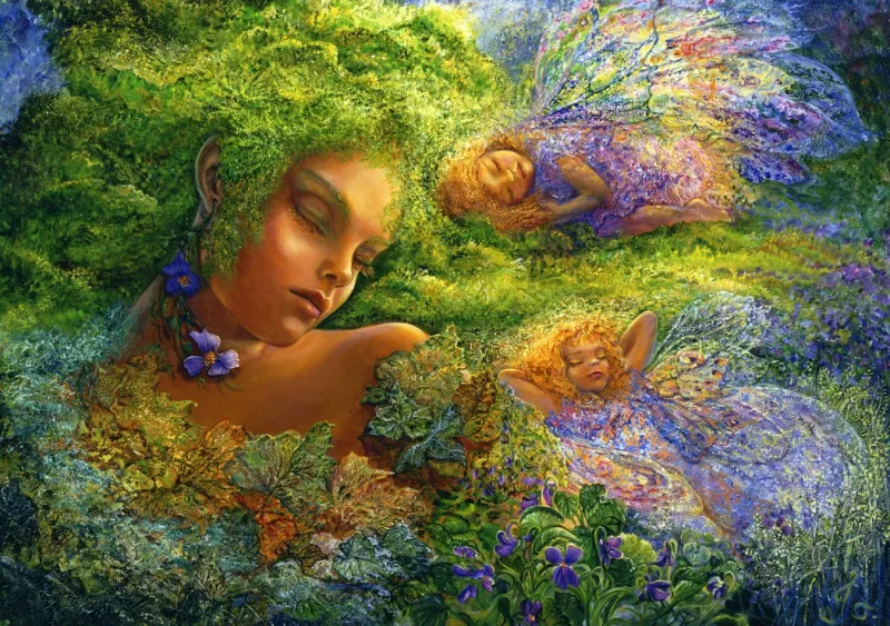 Josephine Wall - Moss Maiden