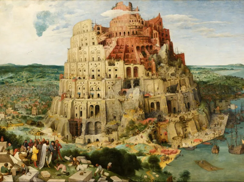 Brueghel Pieter: Der Turmbau zu Babel, 1563