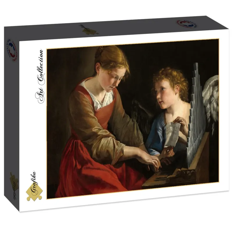 Orazio Gentileschi and Giovanni Lanfranco: Saint Cecilia and an Angel, 1617/1618