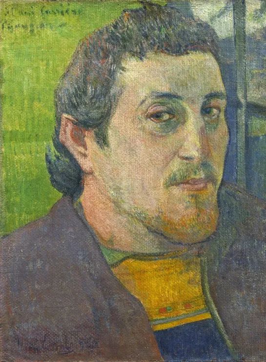Paul Gauguin: Self-Portrait Dedicated to Carrière, 1888-1889
