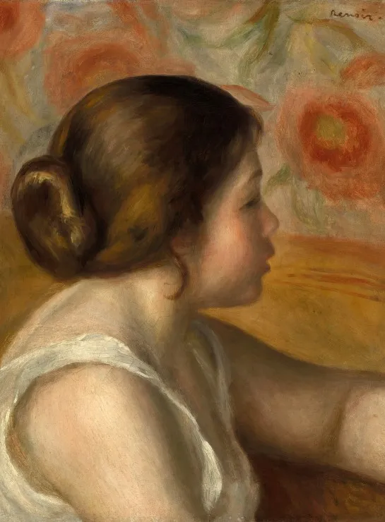 Auguste Renoir: Head of a Young Girl, 1890