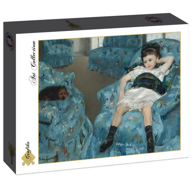 Mary Cassatt: Little Girl in a Blue Armchair, 1878