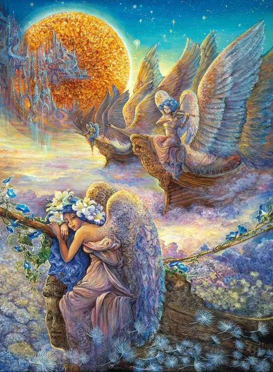 Josephine Wall - I Saw Three Ships