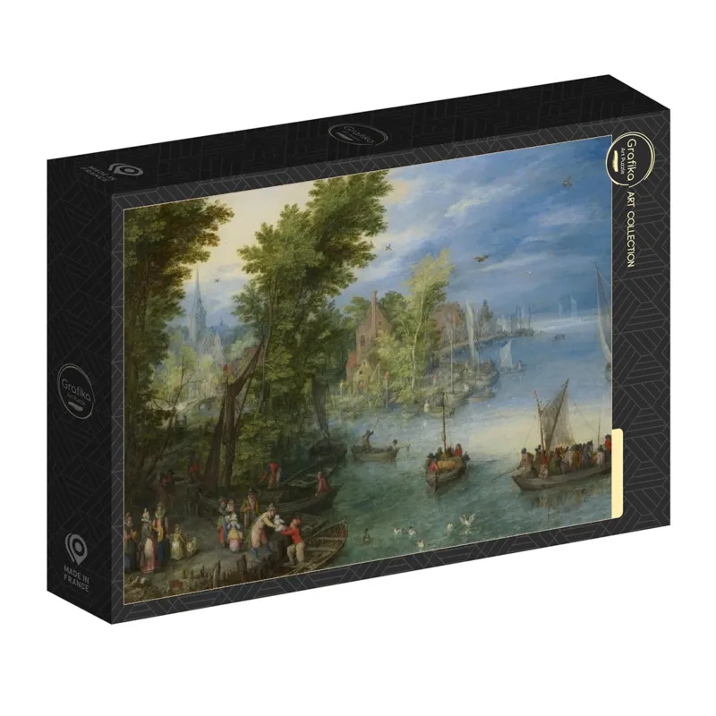 Jan Brueghel - River Landscape, 1607