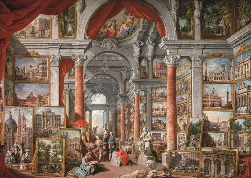 Galerie mit Ansichten des Modernen Rom, 1757