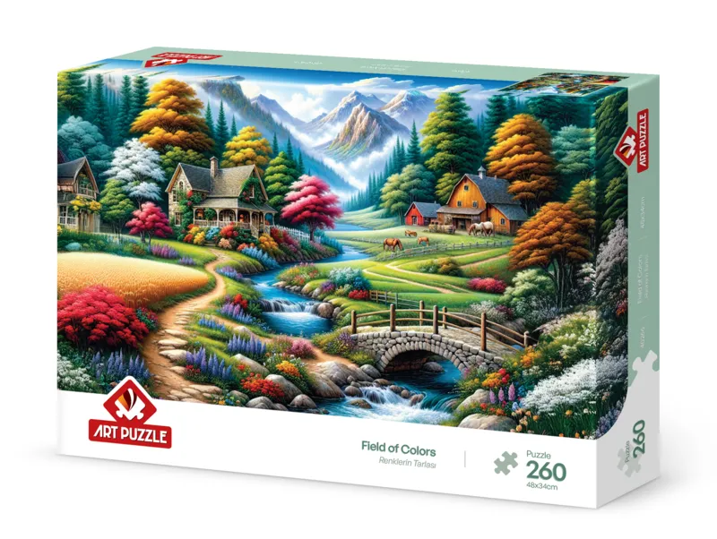 XXL Teile - Farbenfrohe Felder