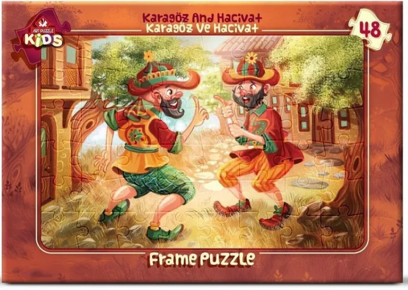 Rahmenpuzzle - Karagöz and Hacivat